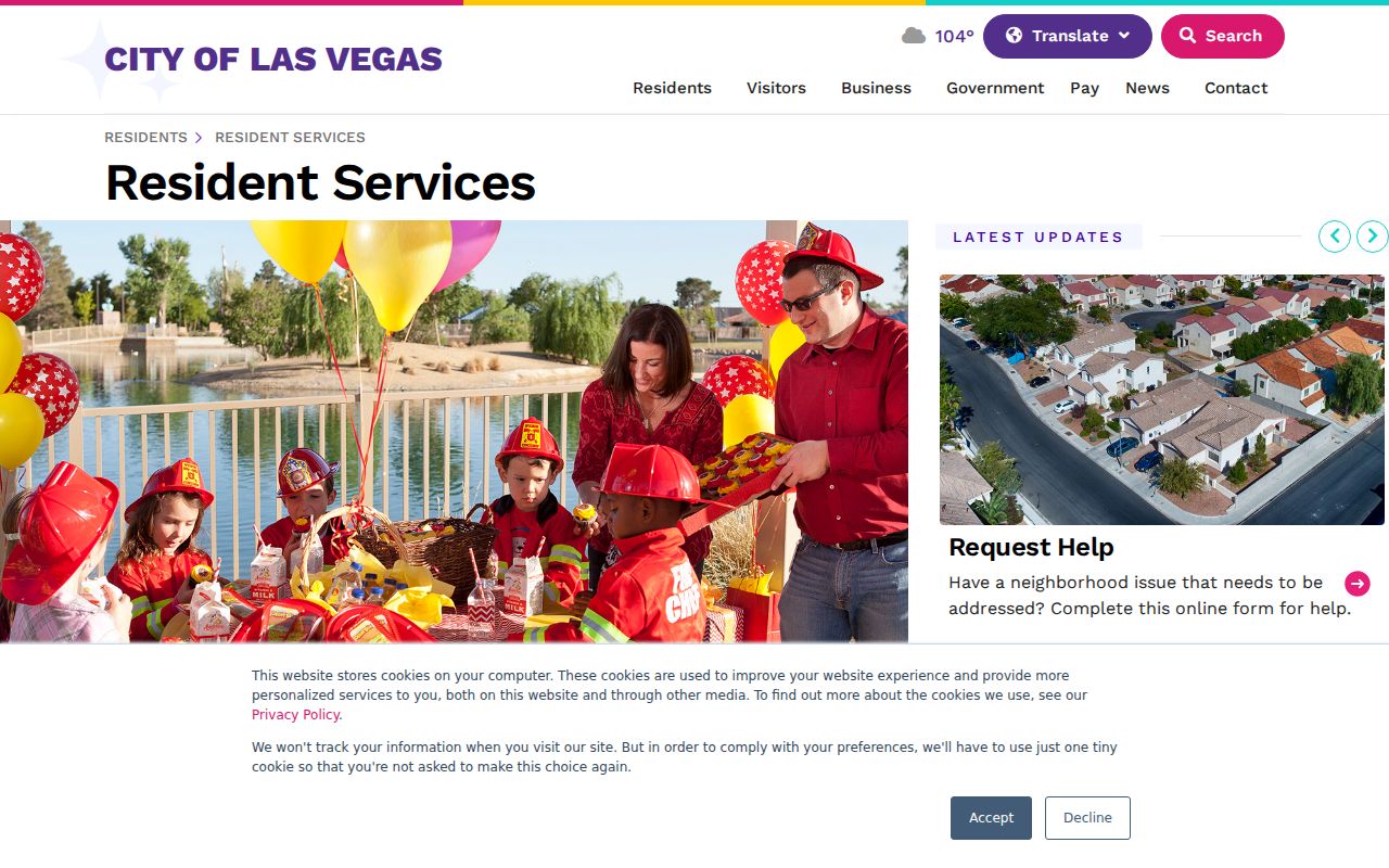 Clark County neighbors City of Las Vegas neighborhood association resource
